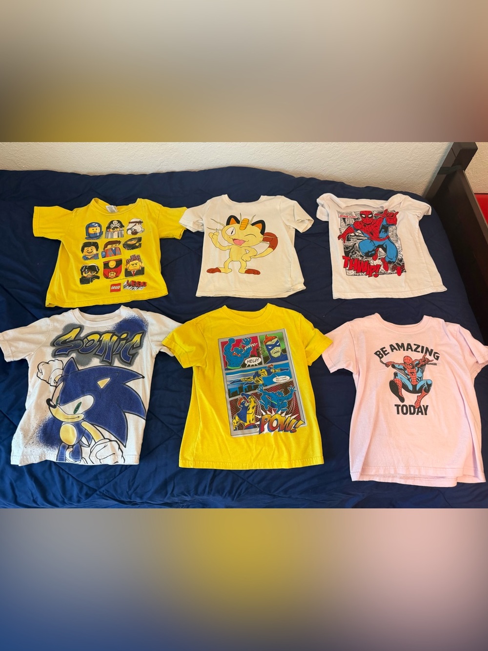 Kids Yellow LEGO Ninjago & Character T-Shirt Bundle - Assorted Designs